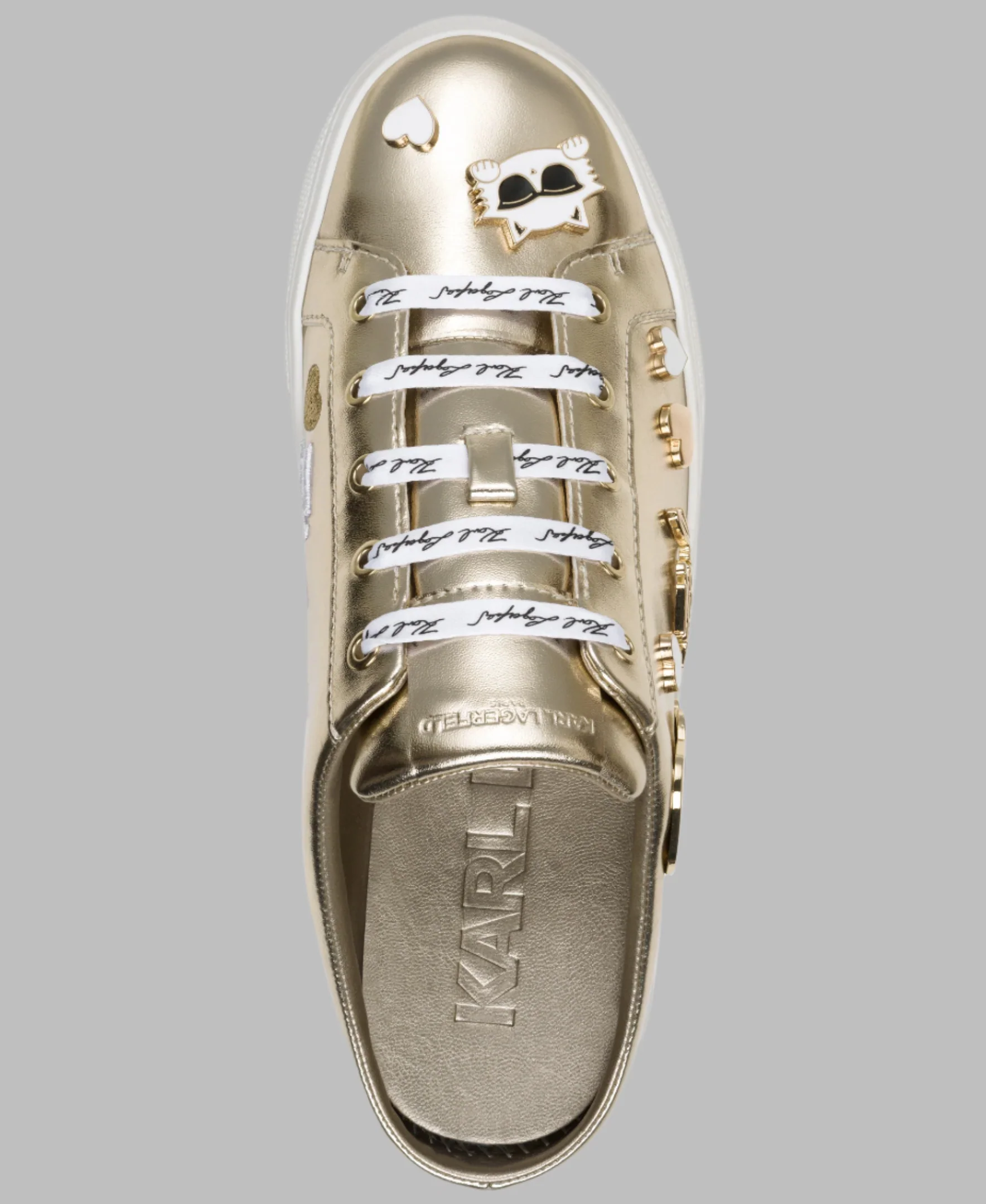 CAMBRIA CATE PIN METALLIC SNEAKER MULE - Image 3