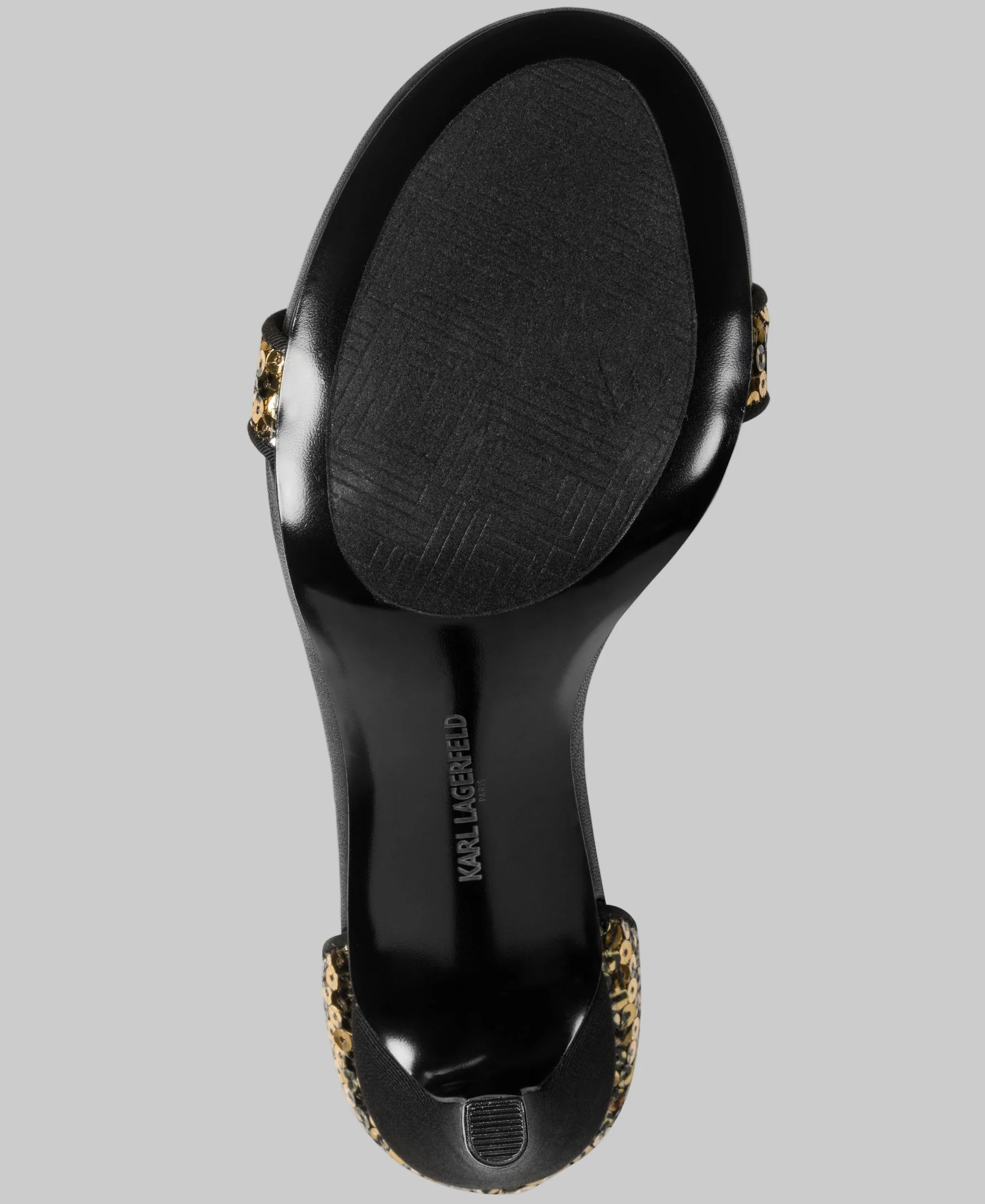 KENZ LOGO SEQUIN ANKLE STRAP SANDAL - Image 5