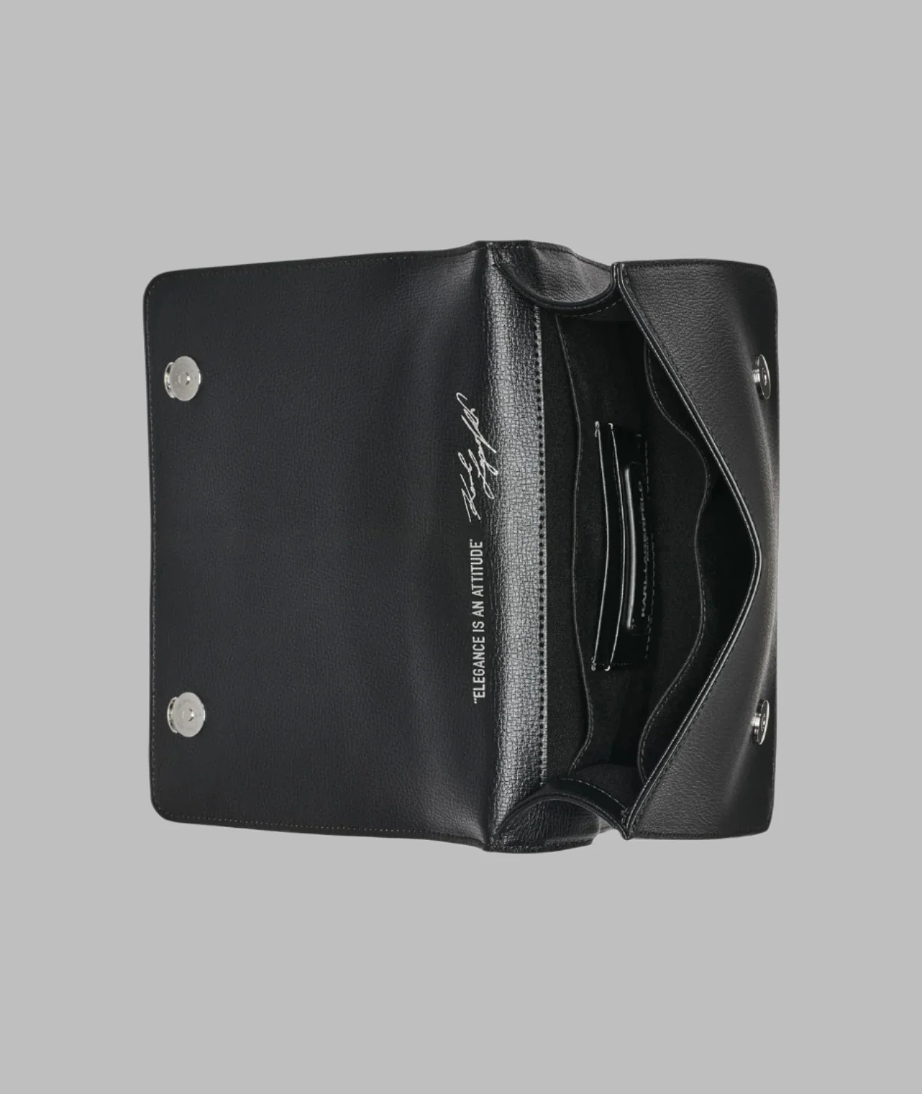 SIMONE LEATHER FLAP SATCHEL WITH PINS - Image 5