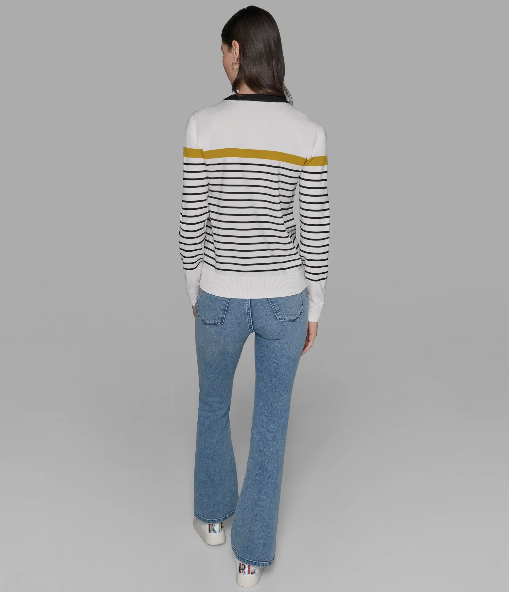 STRIPED LOGO SWEATER - Image 3
