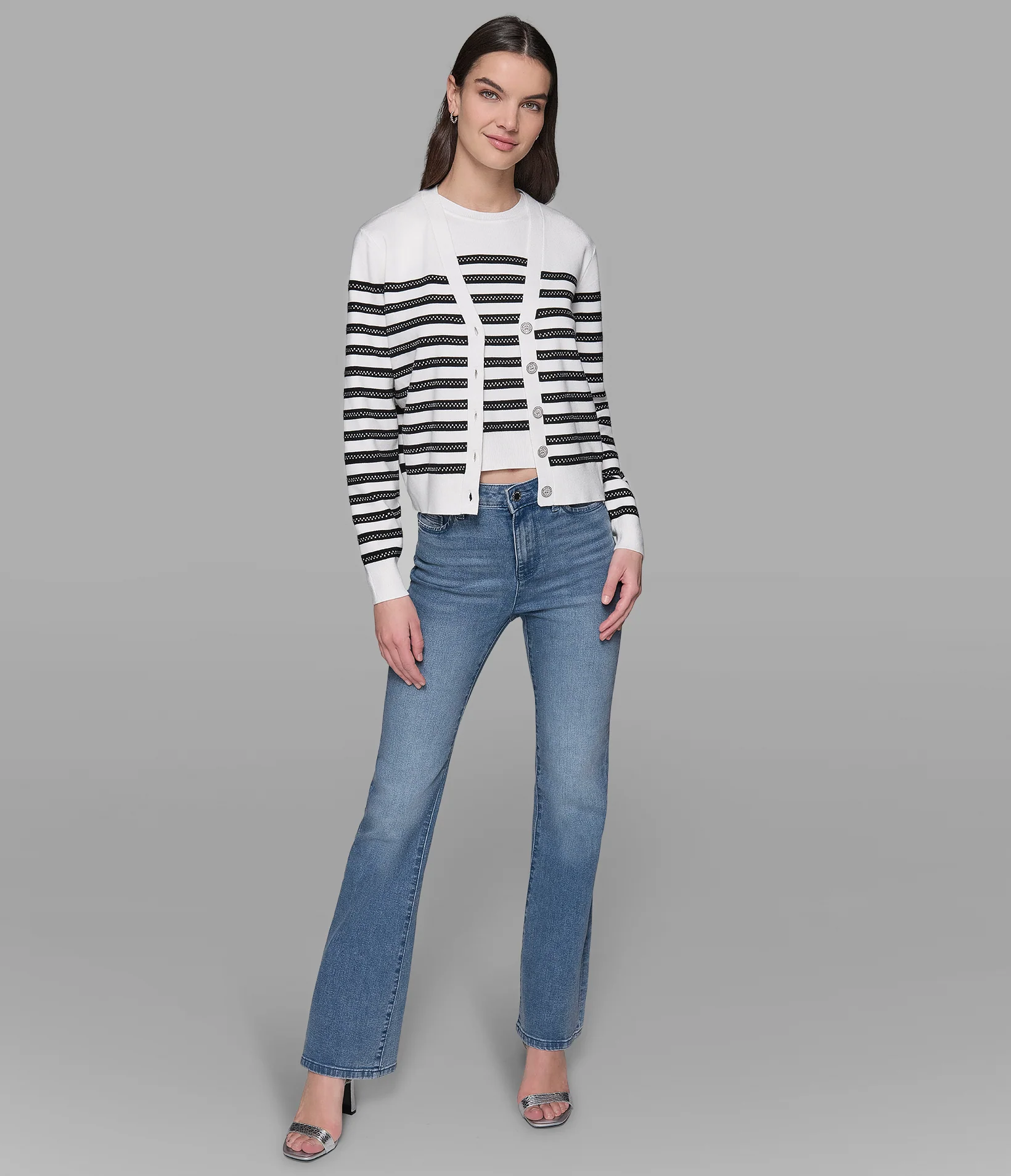 CAPSULE STRIPED CARDIGAN - Image 3