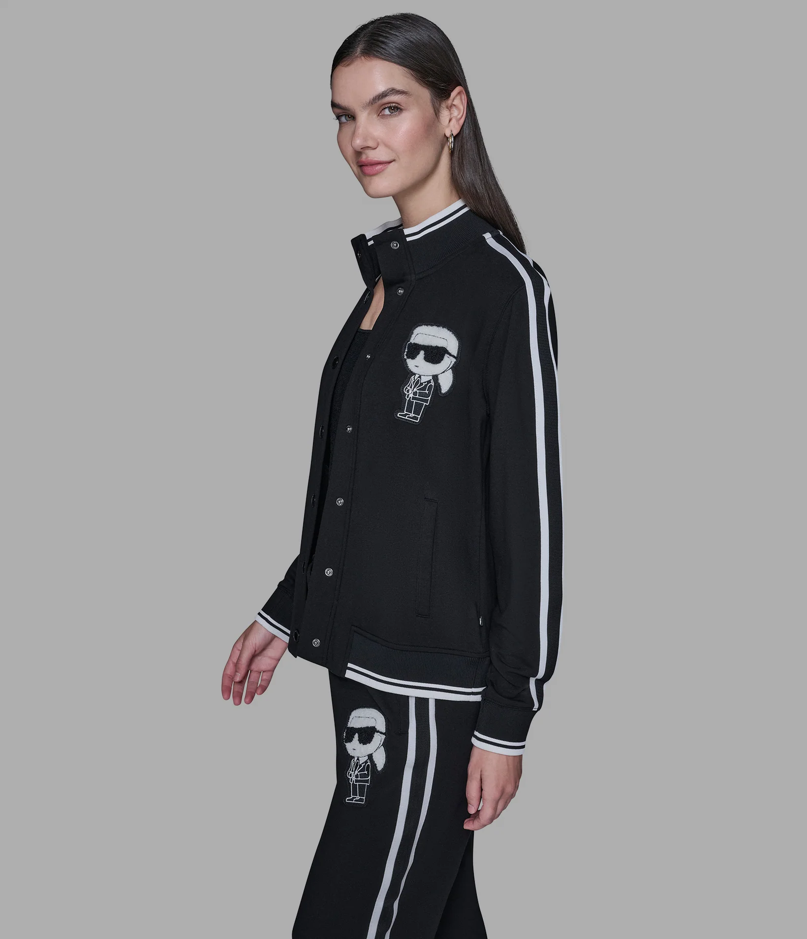 KARL PATCH TRACK JACKET - Image 3