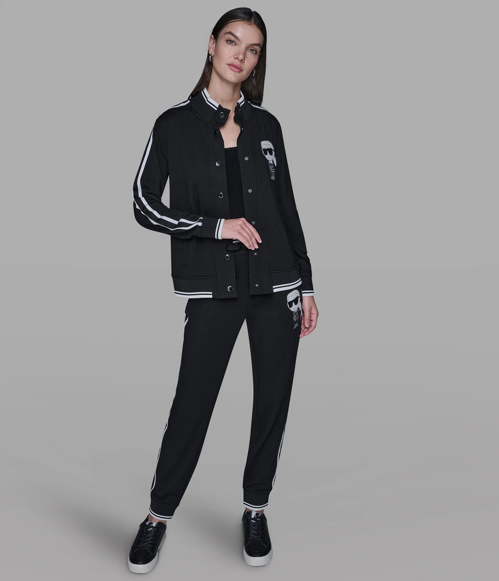KARL PATCH TRACK JACKET - Image 4