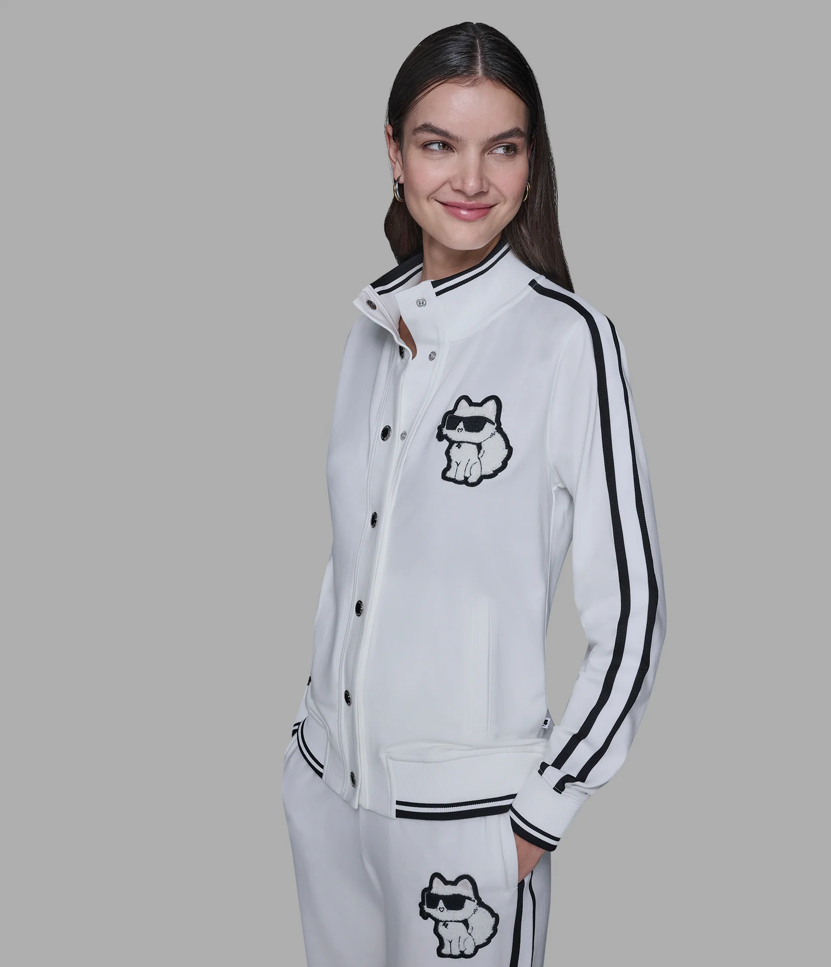 CHOUPETTE PATCH TRACK JACKET - Image 3