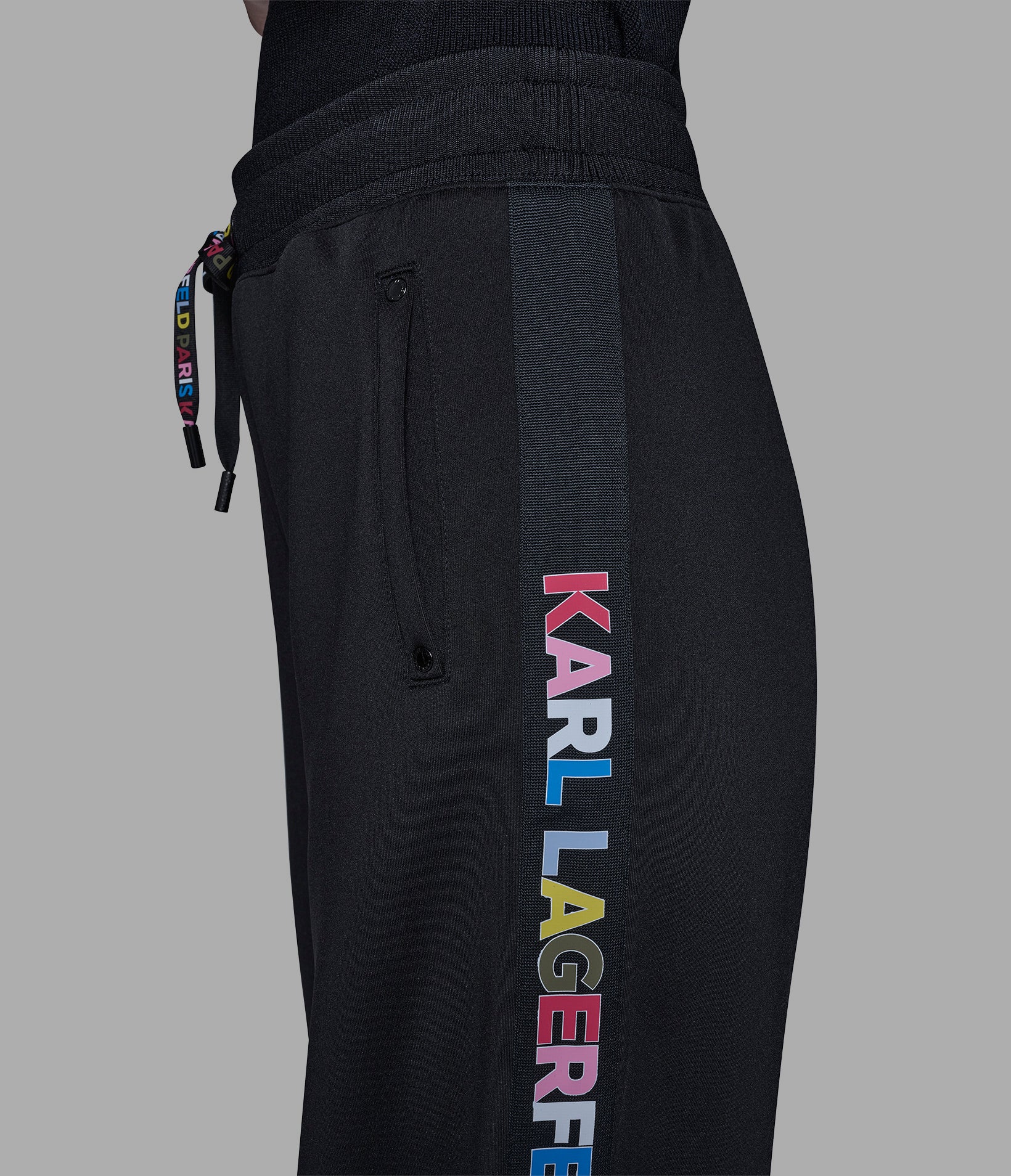 MULTI-COLOR LOGO TAPE TRACK PANT - Image 4