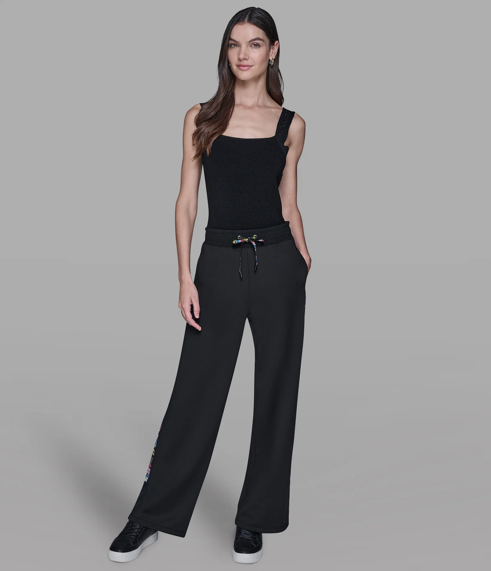 MULTI-COLOR LOGO TAPE TRACK PANT - Image 6