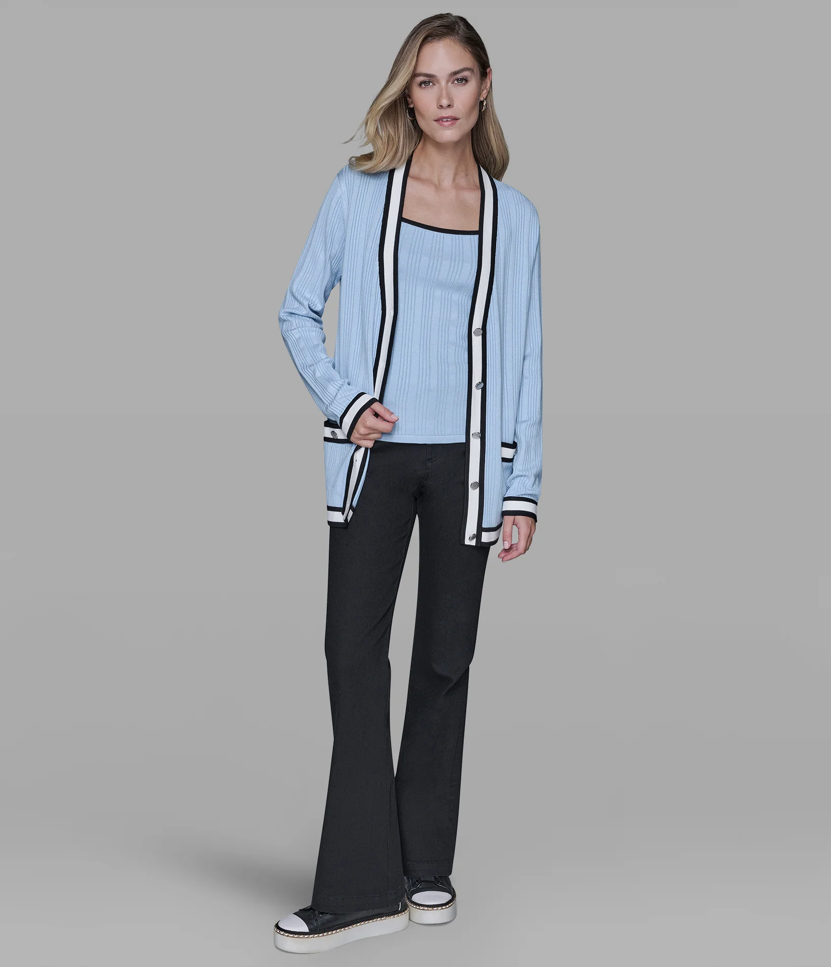 RIBBED CARDIGAN - Image 5