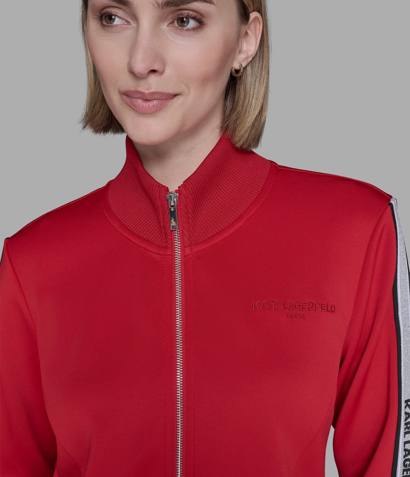 LOGO TAPE TRACK JACKET - Image 5