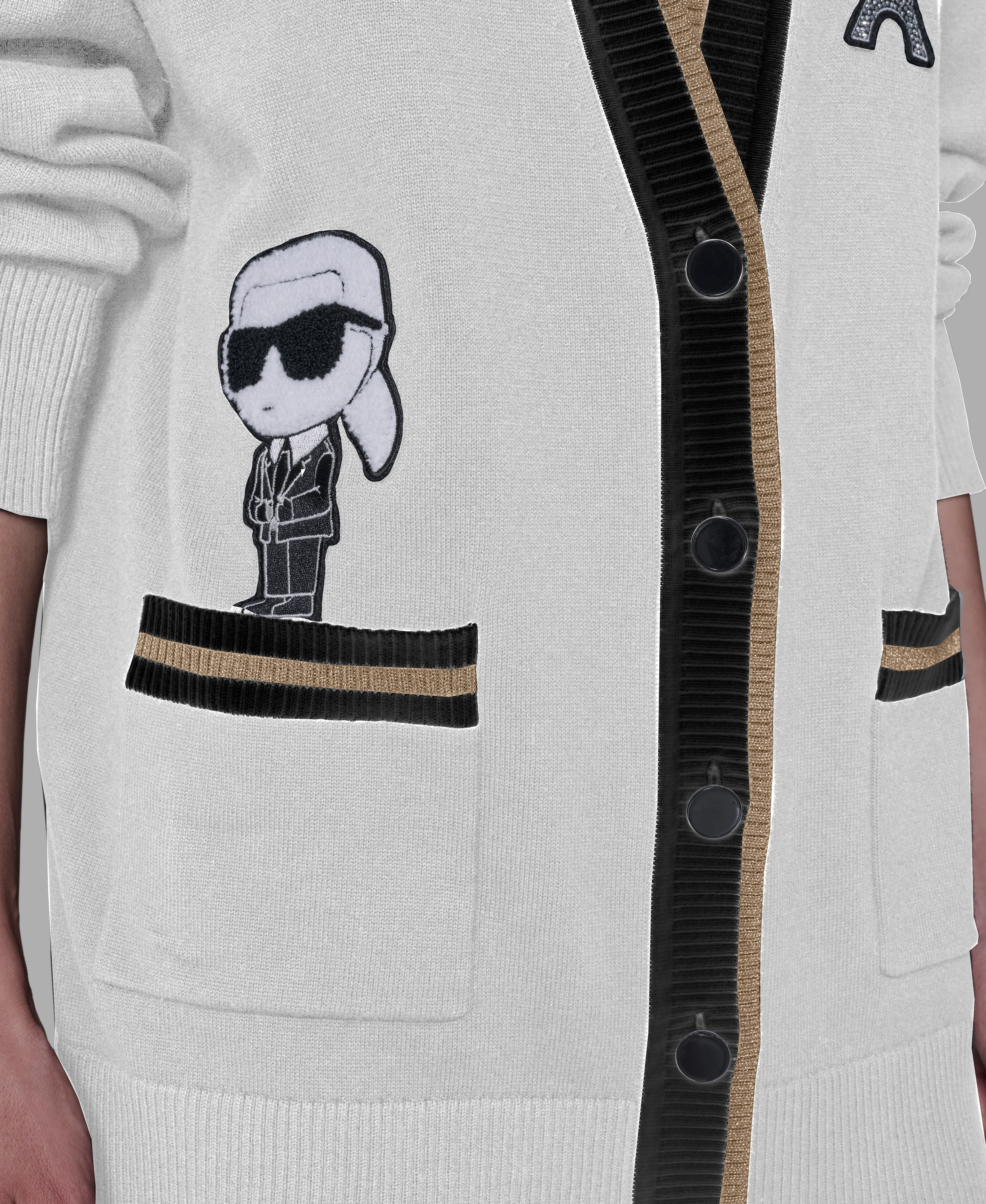 VARSITY CARDIGAN WITH PATCHES - Image 5