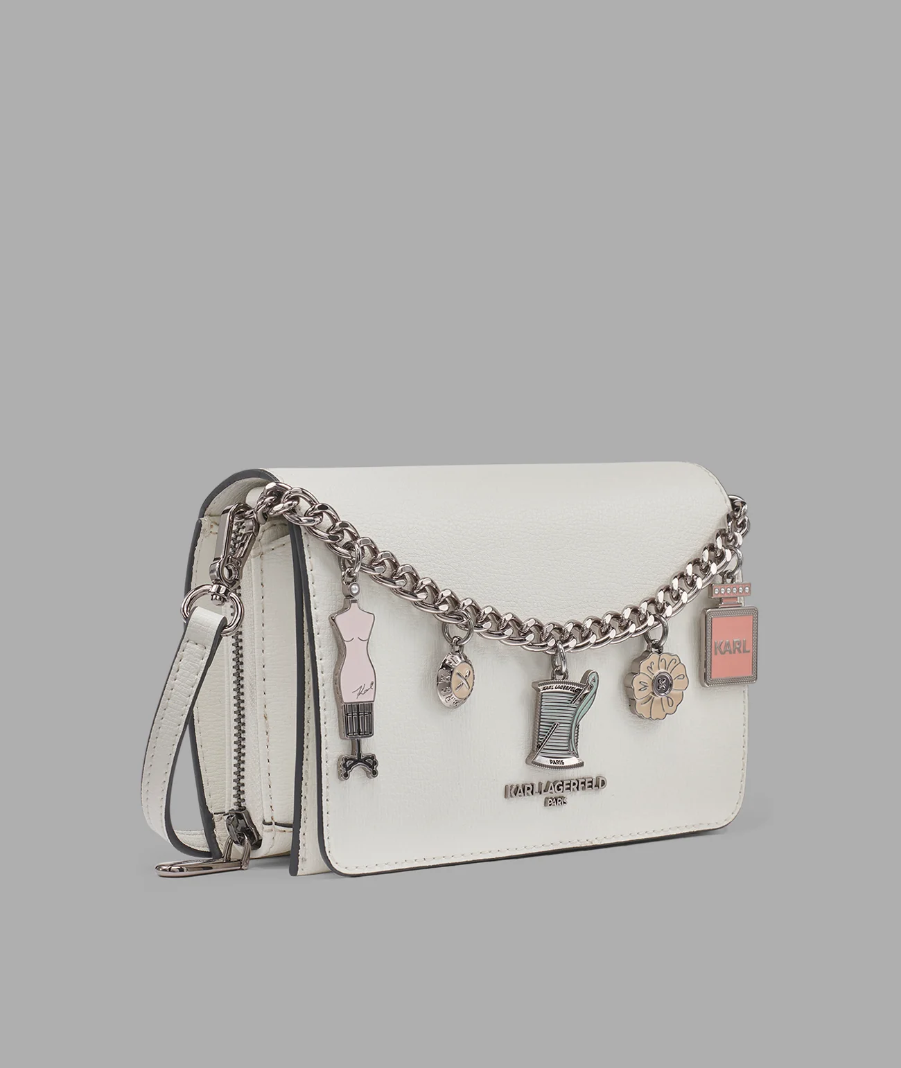 LOURDES CROSSBODY WITH FASHION CHAIN - Image 8