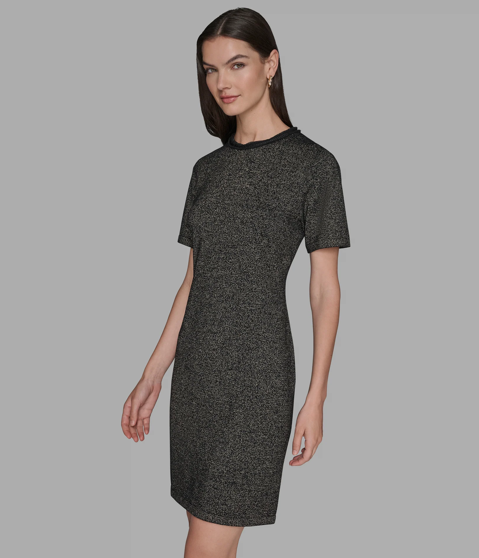 SHIMMER SWEATER DRESS - Image 3