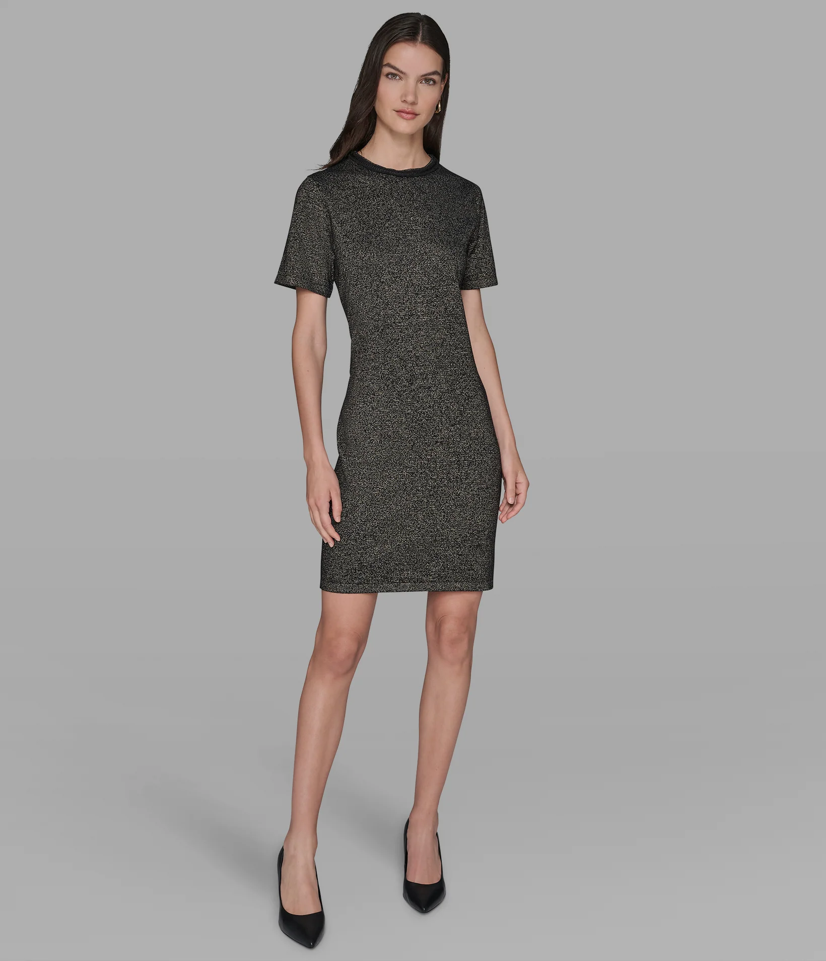 SHIMMER SWEATER DRESS - Image 4