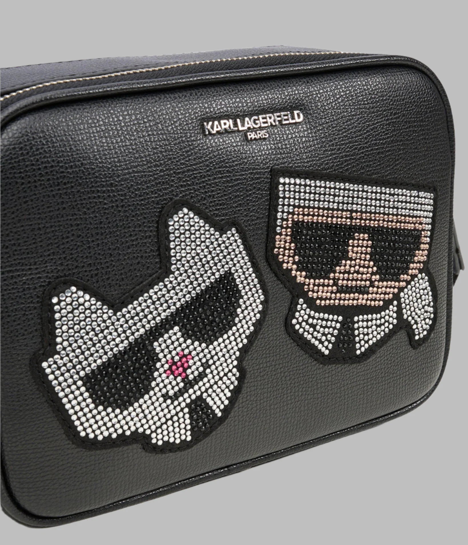 MAYBELLE RHINESTONE DUO CAMERA CROSSBODY BAG - Image 4