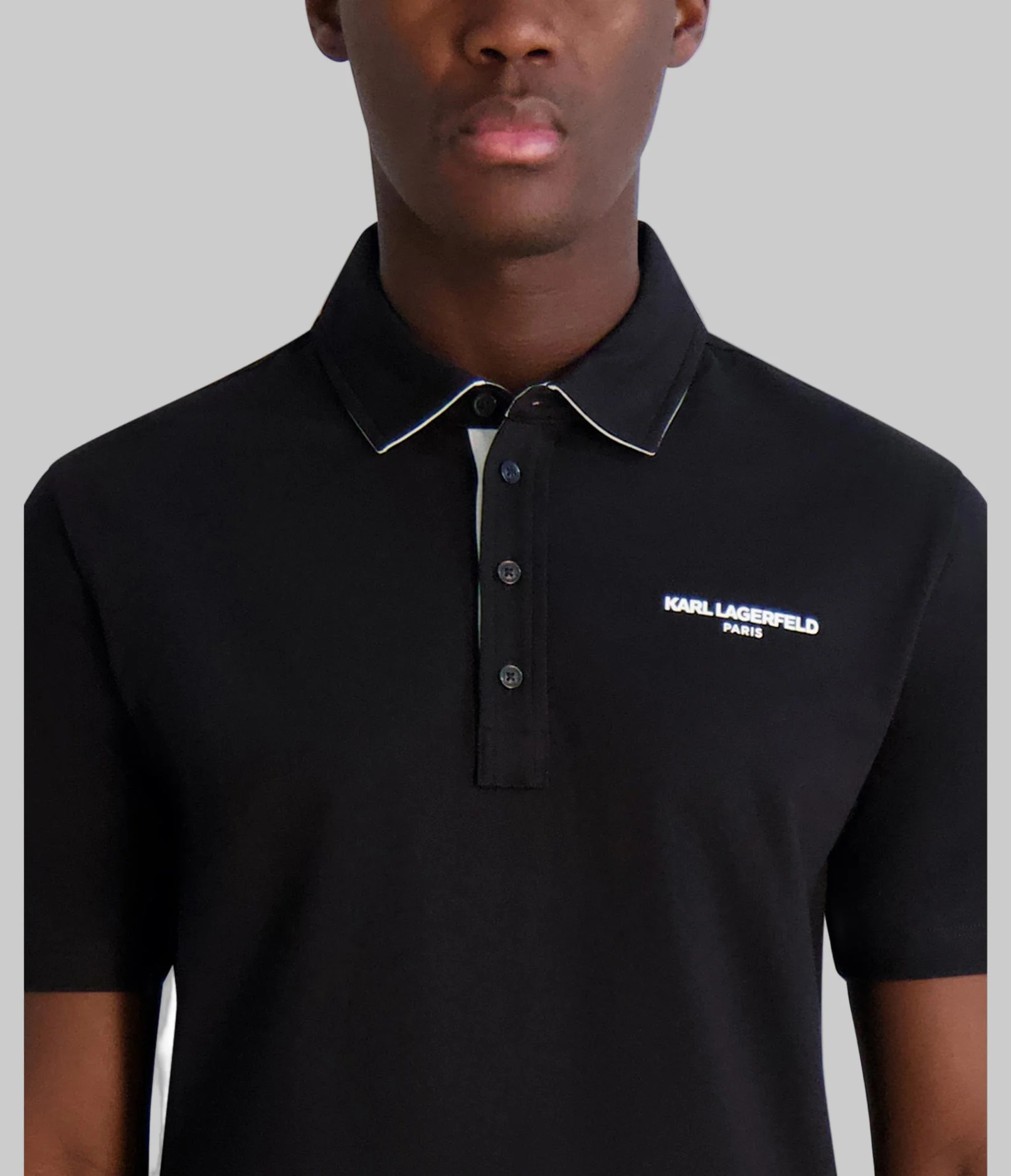 LOGO POLO WITH PLACKET DETAIL - Image 5