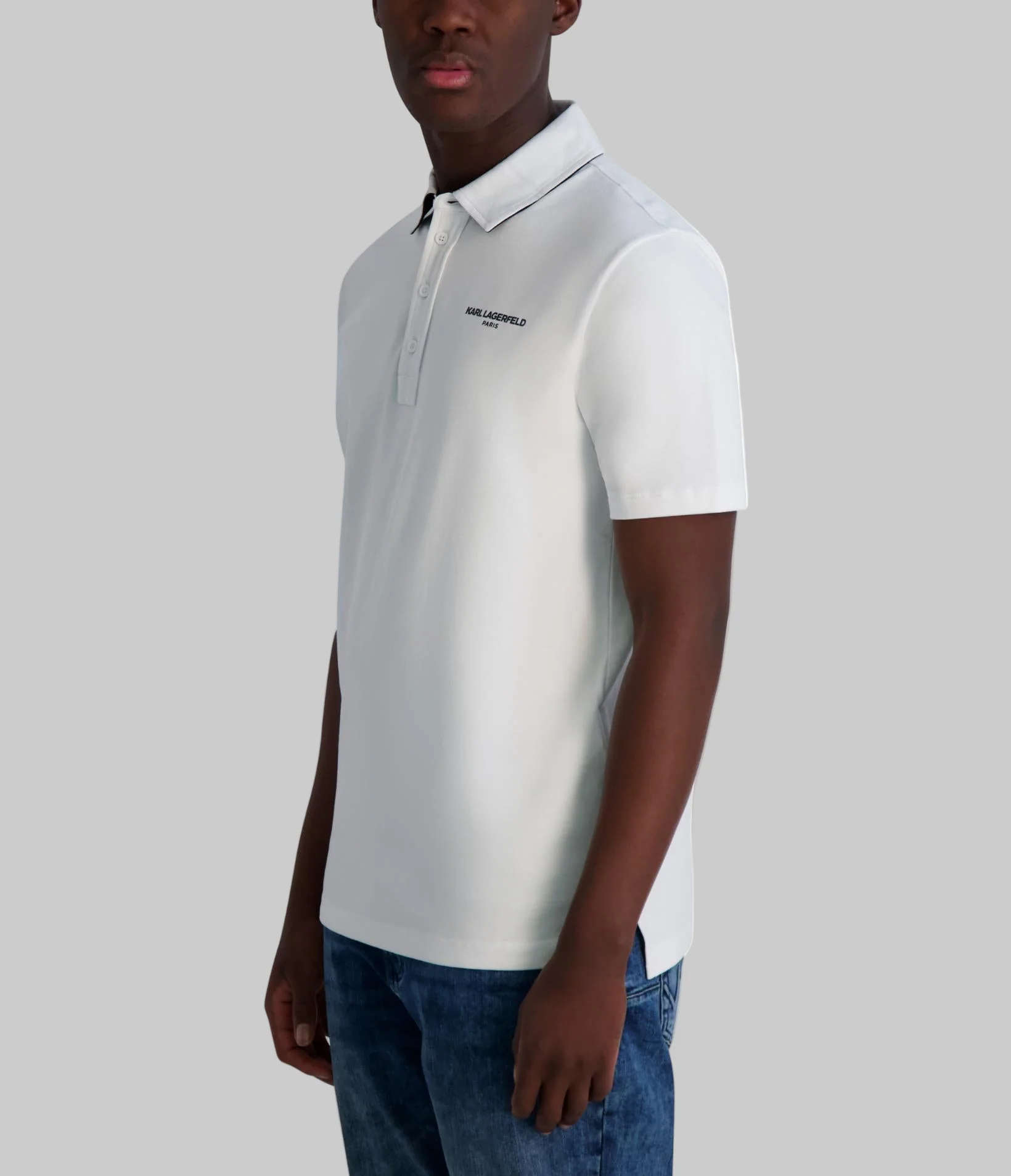 LOGO POLO WITH PLACKET DETAIL - Image 3