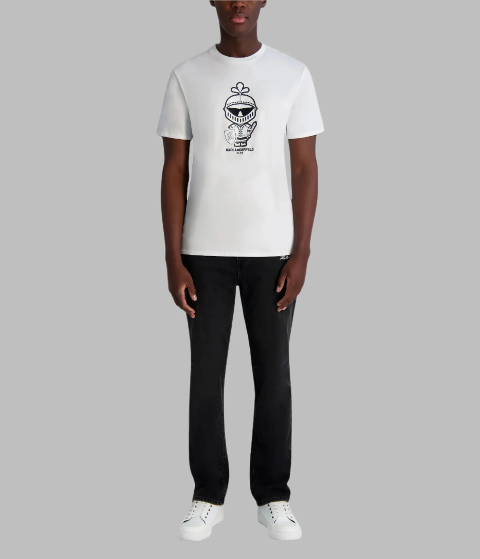 TEXTURED KARL ARMOUR TEE - Image 4