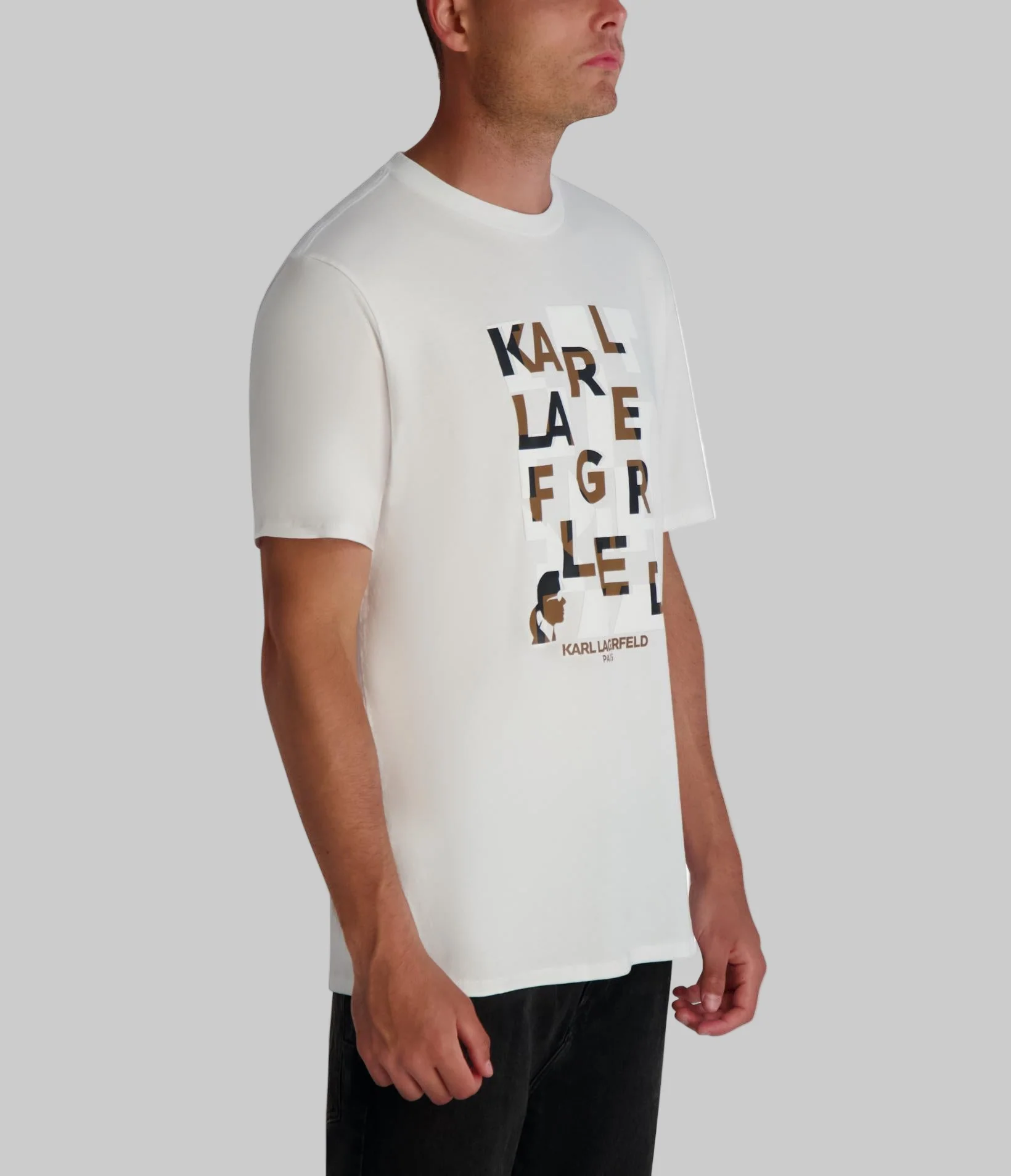 KARL STACKED LOGO TEE - Image 3
