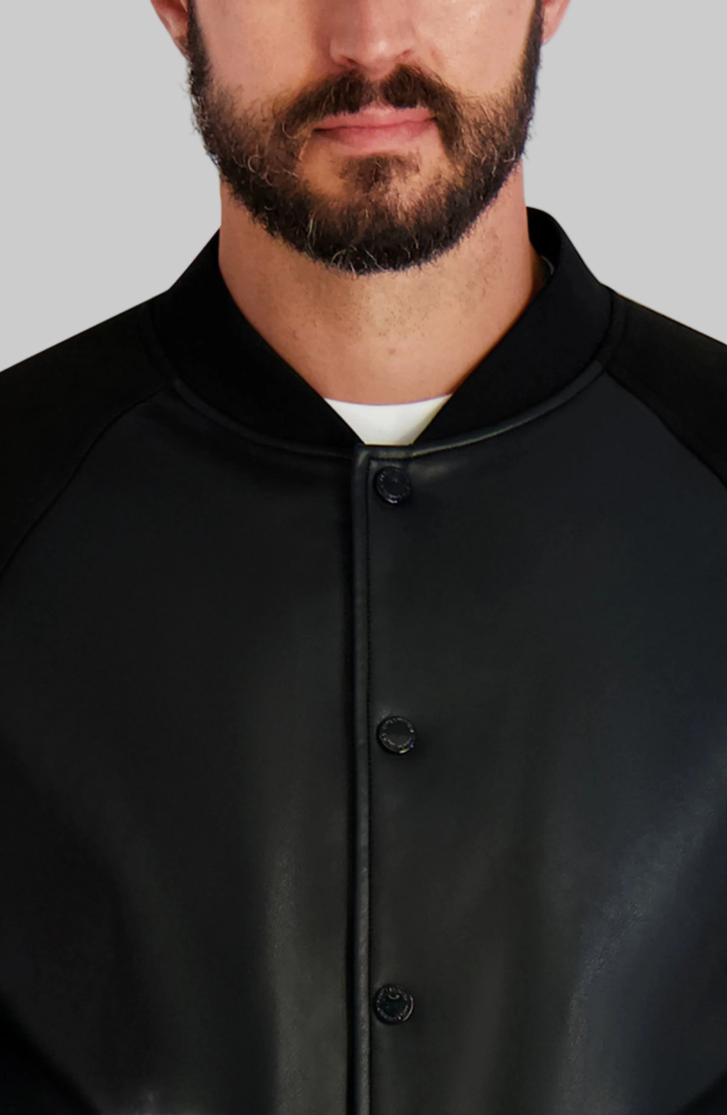 RAGLAN BOMBER WITH SNAP BUTTONS - Image 4