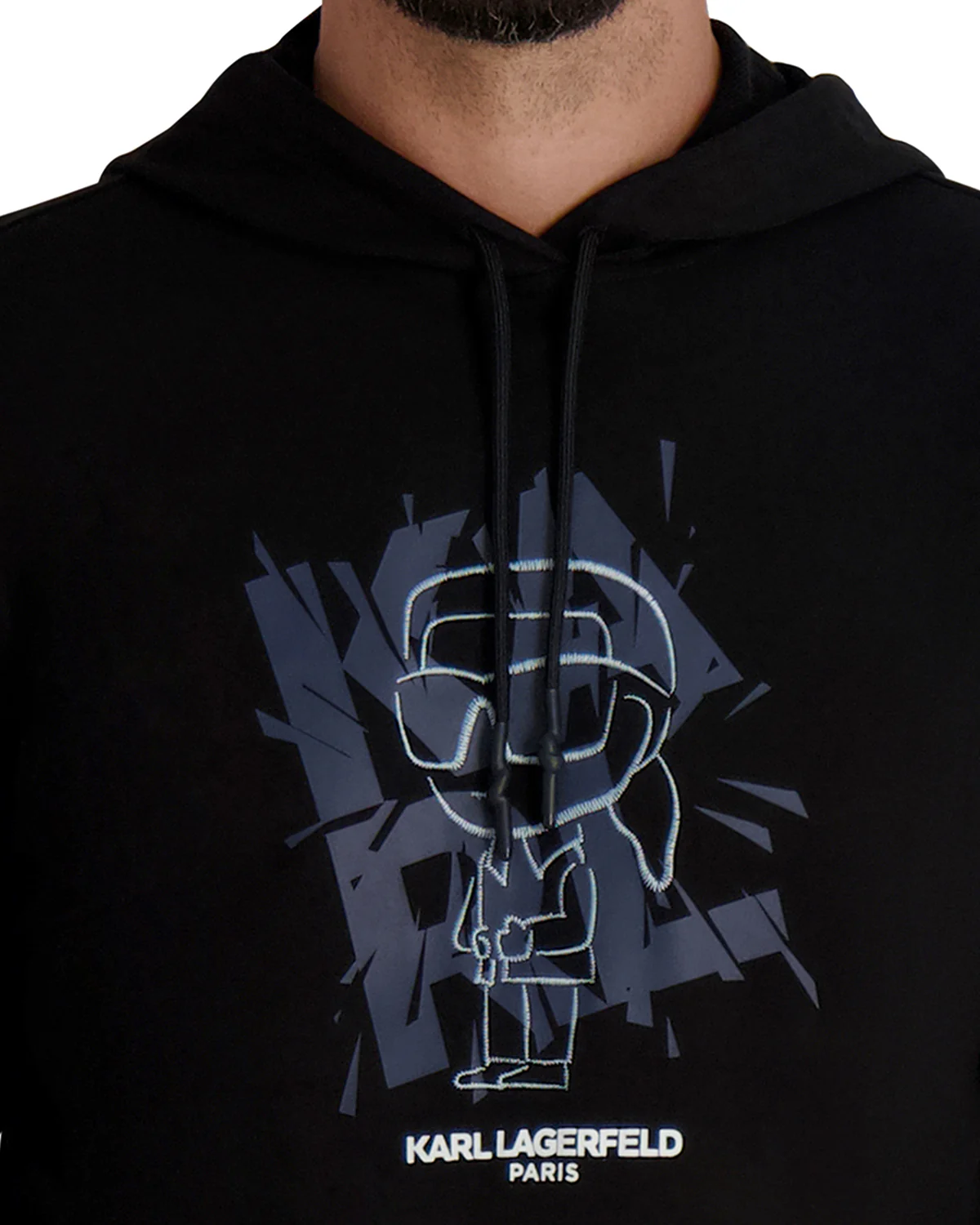 KARL BROKEN GLASS HOODIE - Image 5