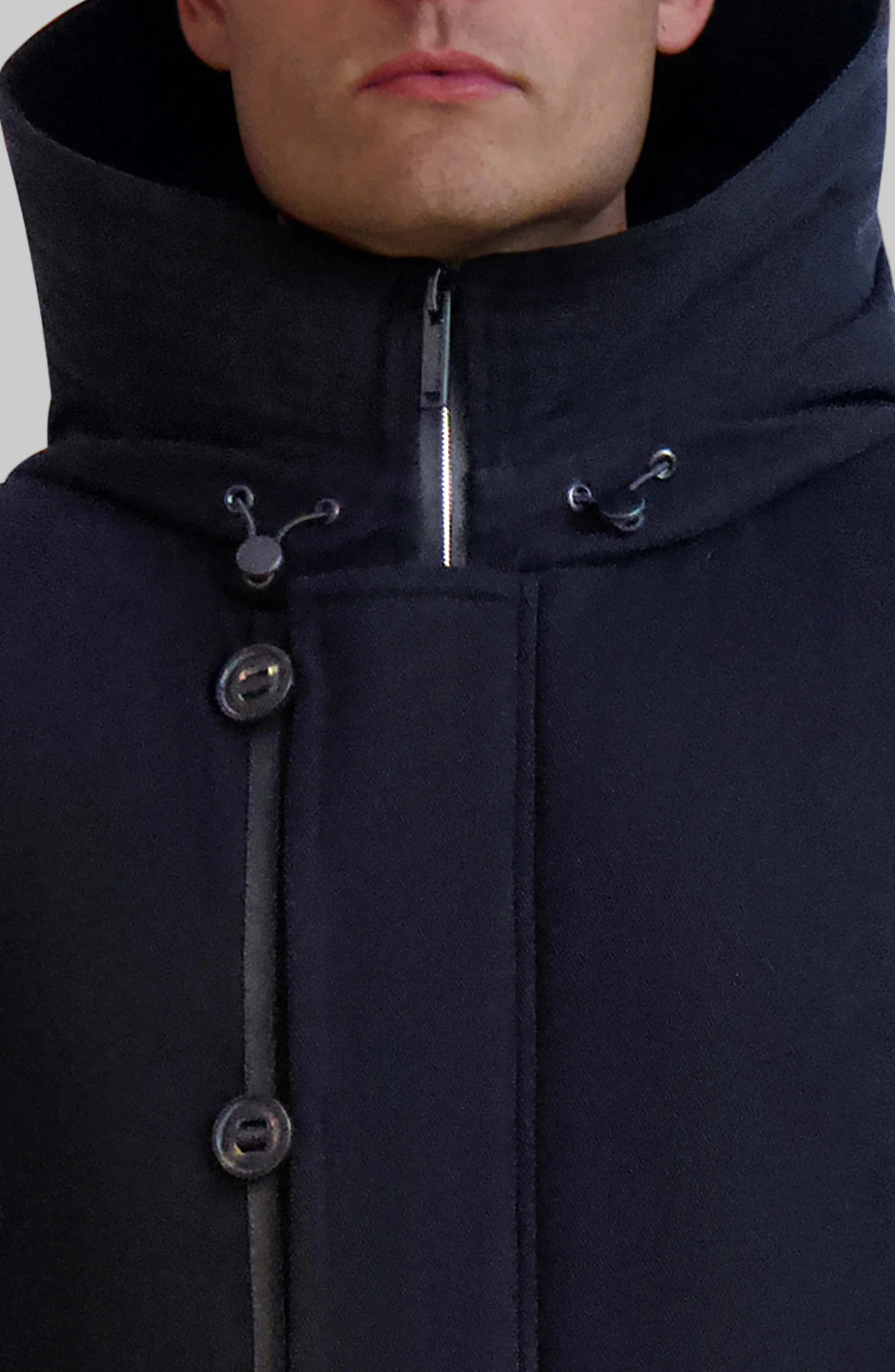 HOODED ANORAK COAT - Image 5