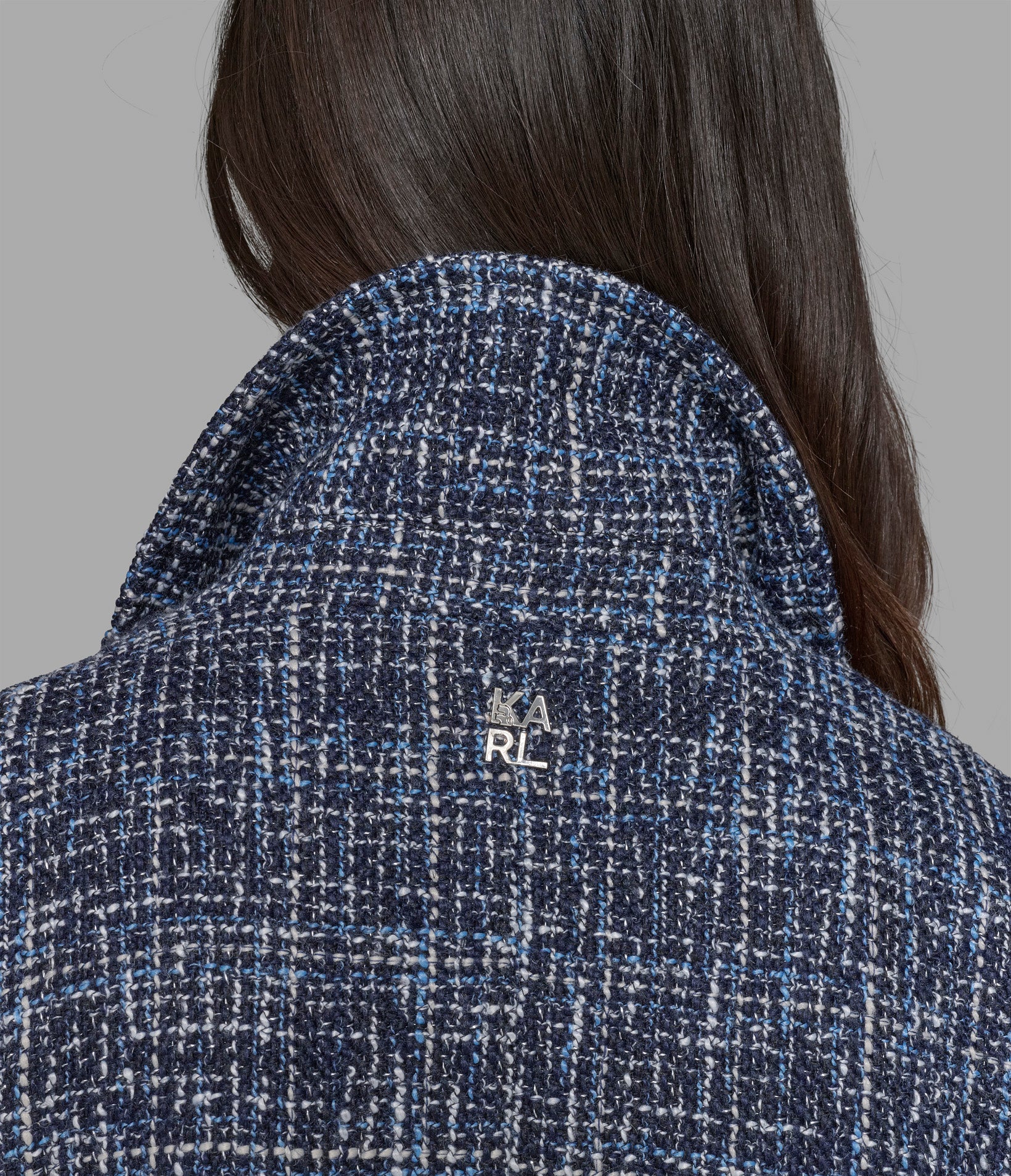 BELTED TWEED MOTO JACKET - Image 8